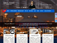 Tablet Screenshot of criminaldefenseneworleans.com